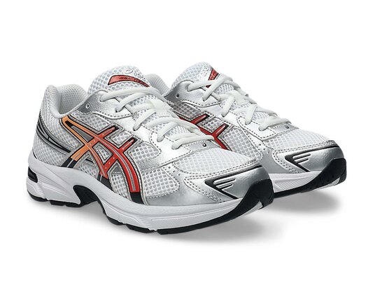GEL 1130 GS White Red Snapper 1204A169 104 ASICS GEL 1130 GS White Red Snapper 1204A169 104