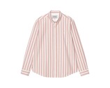 Carhartt WIP L/S Deven Shirt Deven Stripe Oxide Red White I036198.3JD.XX.03