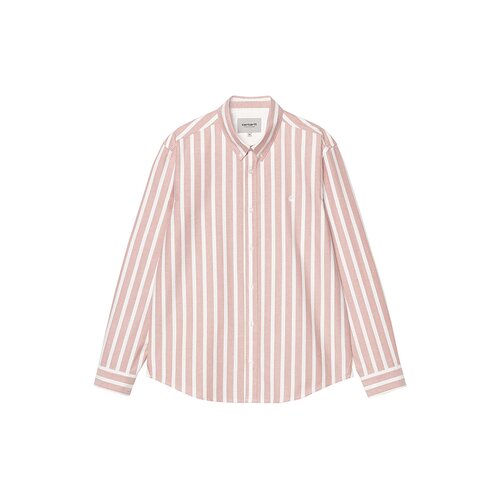 L/S Deven Shirt Deven Stripe Oxide Red White I036198.3JD.XX.03