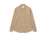 Carhartt WIP L/S Madison Fine Cord Shirt Iroko Wax I030580.3ME.XX.03