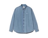 Carhartt WIP L/S Lucas Shirt Blue Bleached I034525 13