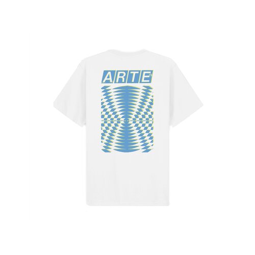 Abstract Back Print T-shirt White SS26 139T