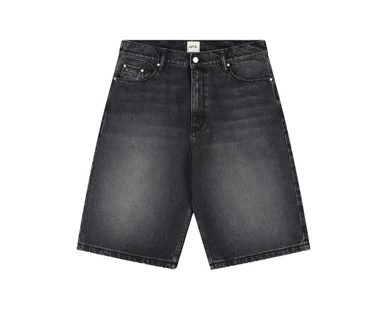 Arte Antwerp Round Pocket Denim Short Fade Black SS26 210SHO