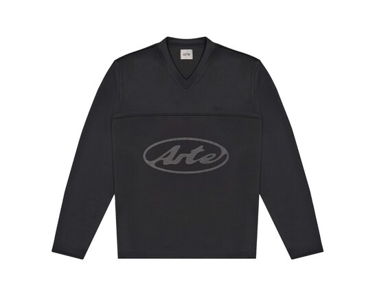 Arte Antwerp Circle Logo Longsleeve Black SS26 241LS