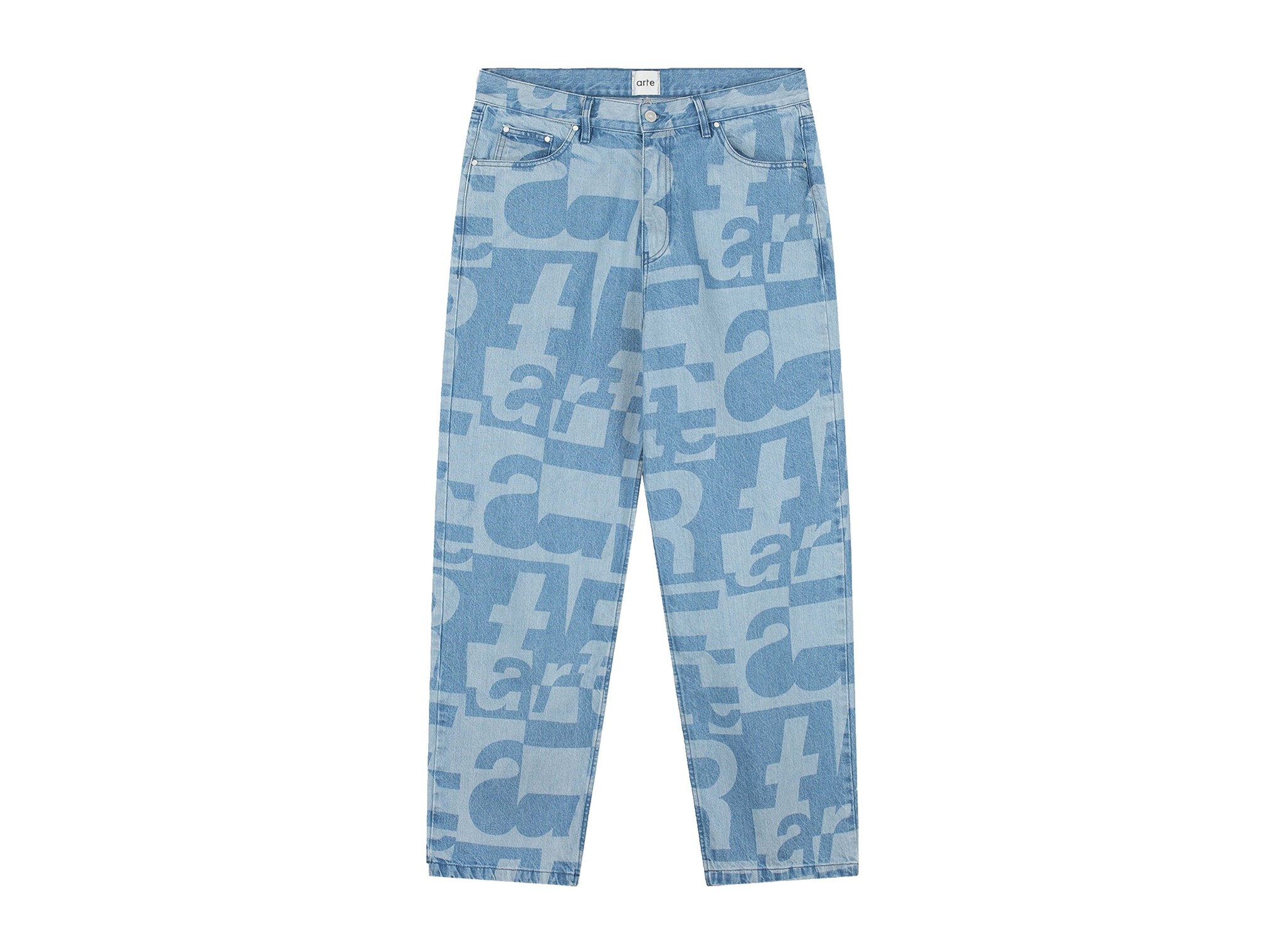 Arte Antwerp Denim Allover Pants Raw Denim SS26 229P