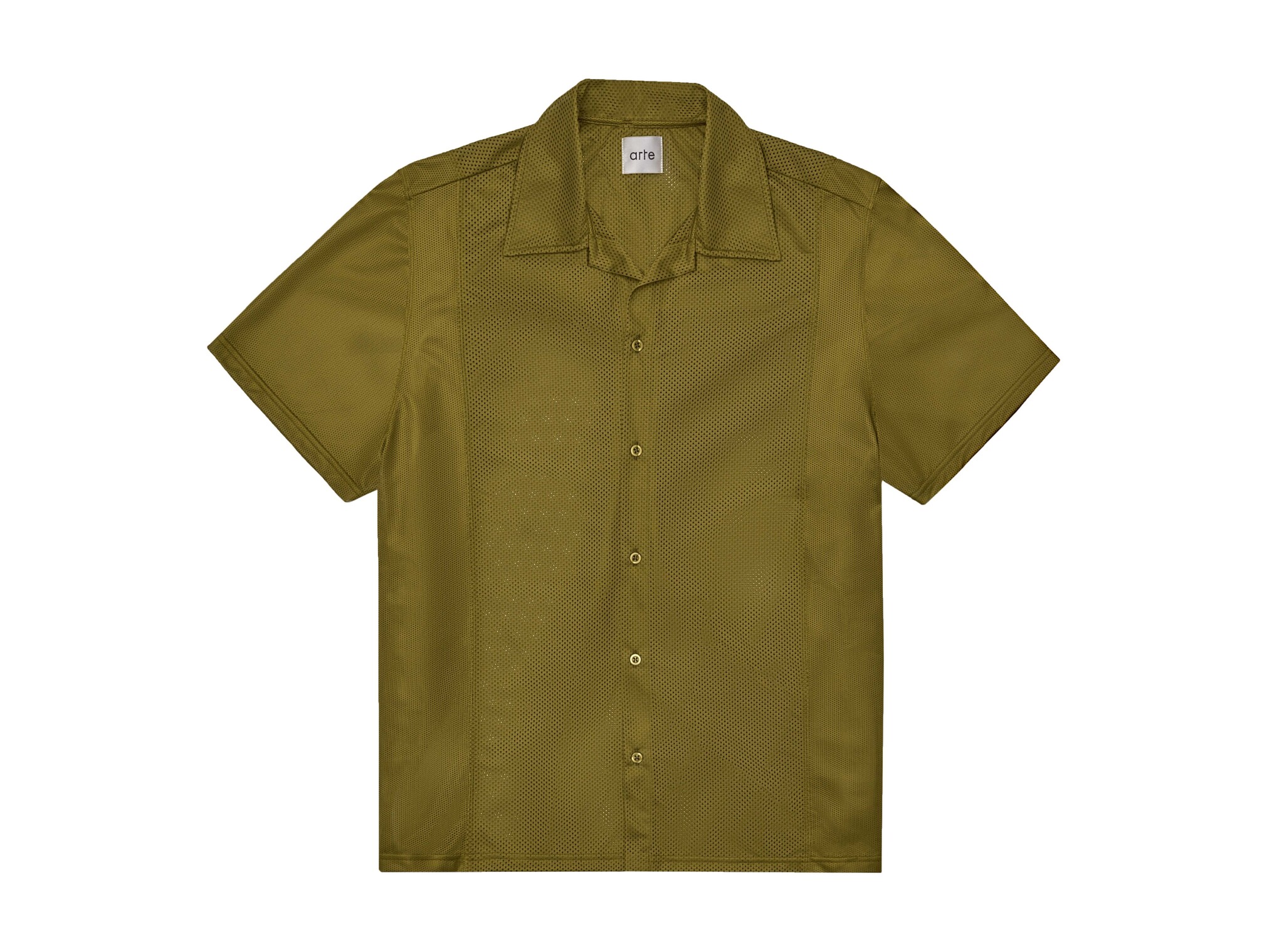 Arte Antwerp Mesh Shirt Green SS26 004S
