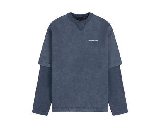 Daily Paper Layered LS Tee Dipper Blue 2610007
