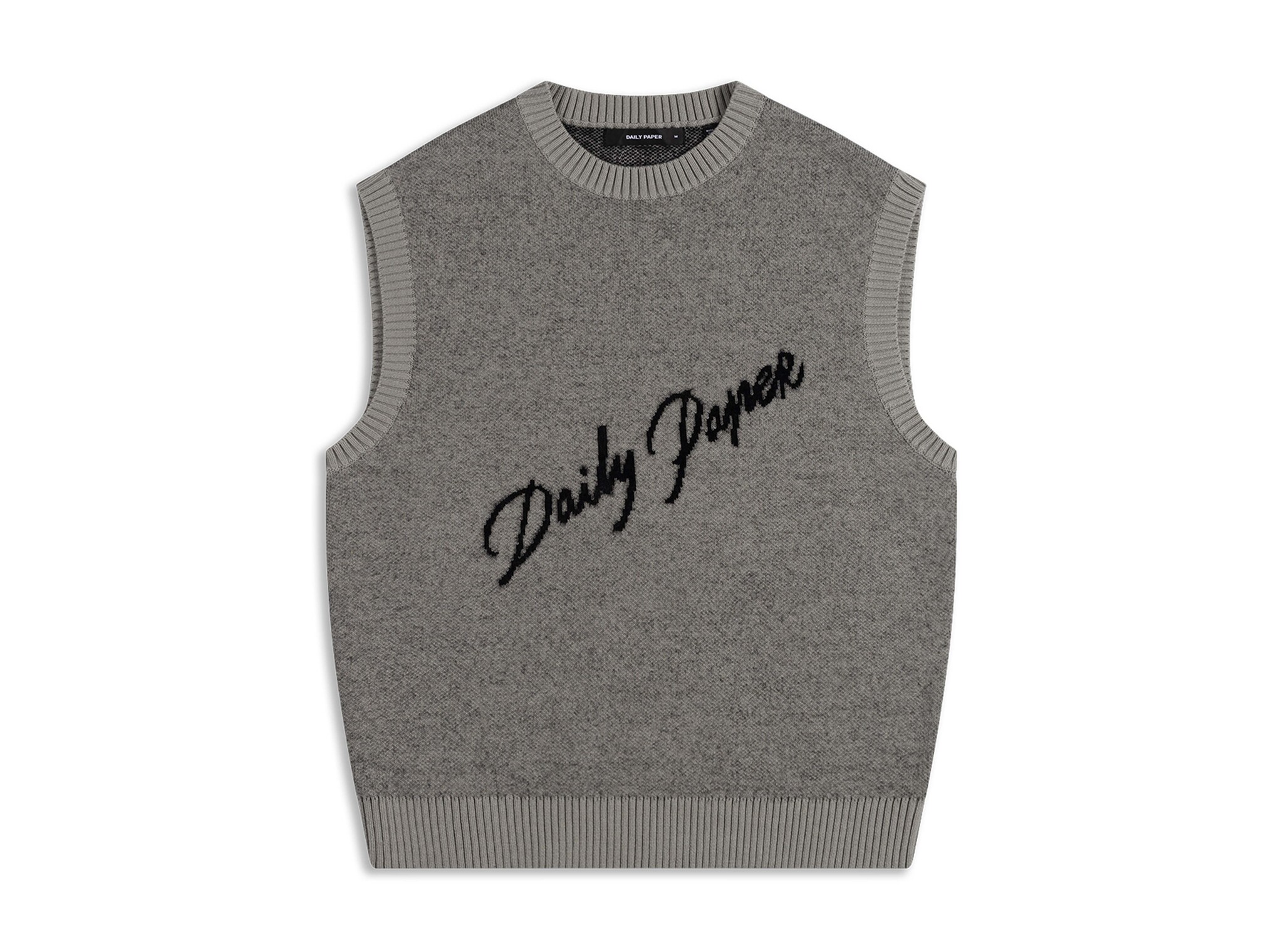 Daily Paper Script Logo Knit Vest Desert Sage 2610037