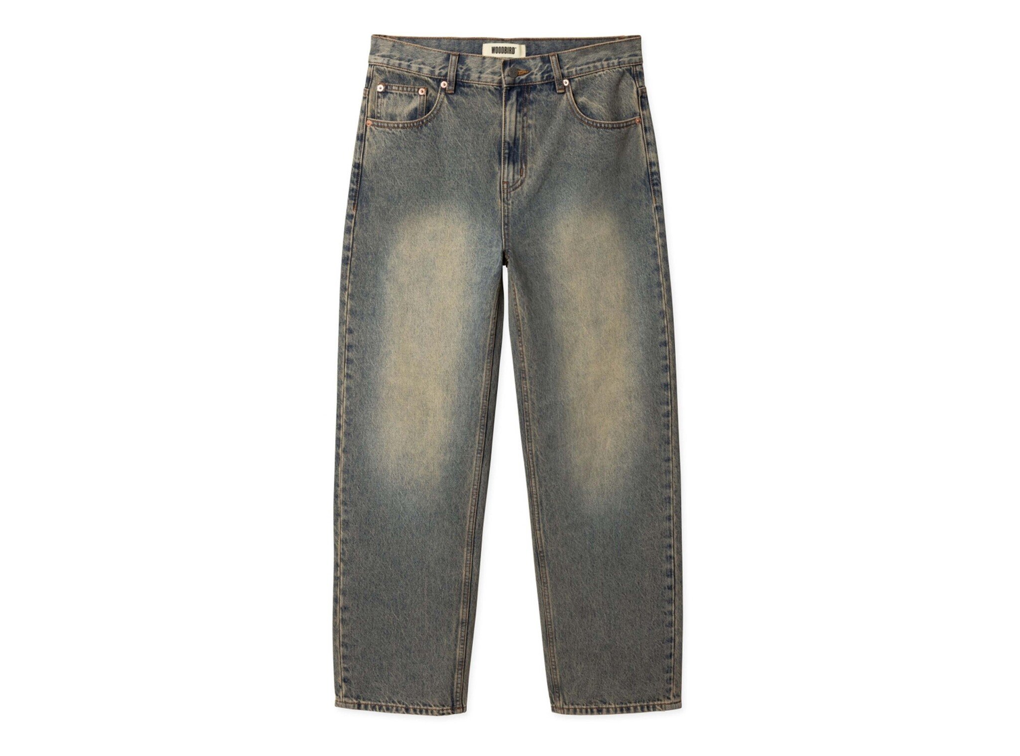 Woodbird WBLeroy Aged Jeans Dark Blue 2616 110