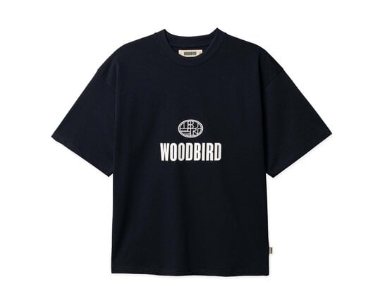 Woodbird WBBeam Nine Tee Dark Navy 2616 407