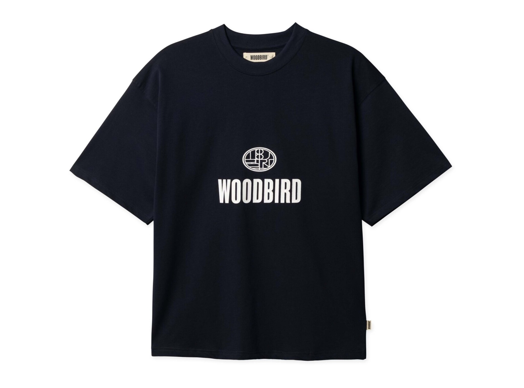 Woodbird WBBeam Nine Tee Dark Navy 2616 407