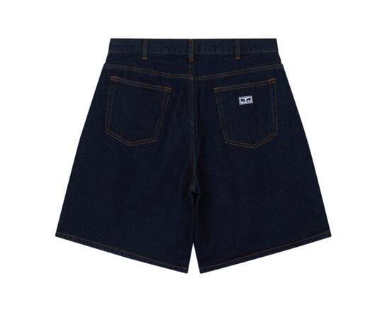Obey Bigwig Baggy Denim Short Rinse Indigo 172100107