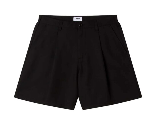 Obey Dean Pleated Short Black 172100101