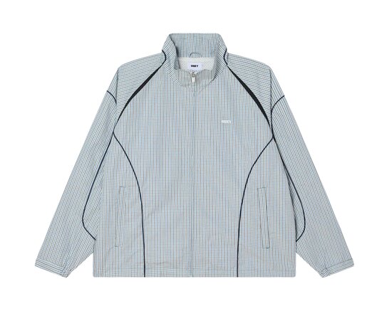Obey Practice Windbreaker Plaid Multi 121800618