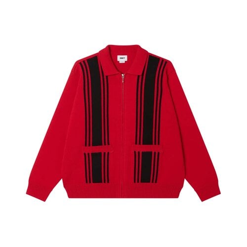 Matt Zip Up Red Multi 151010046
