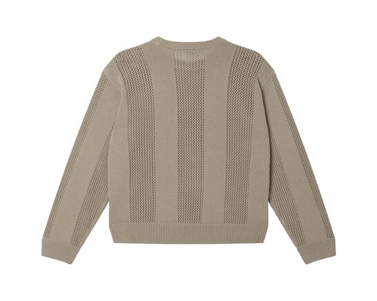 Obey Crochet Sweater Lodon Fog 151000124