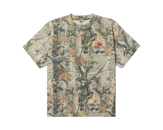 Obey Airbrushed Rose Tee Leaf Camo 168024324
