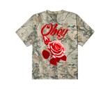 Obey Airbrushed Rose Tee Leaf Camo 168024324