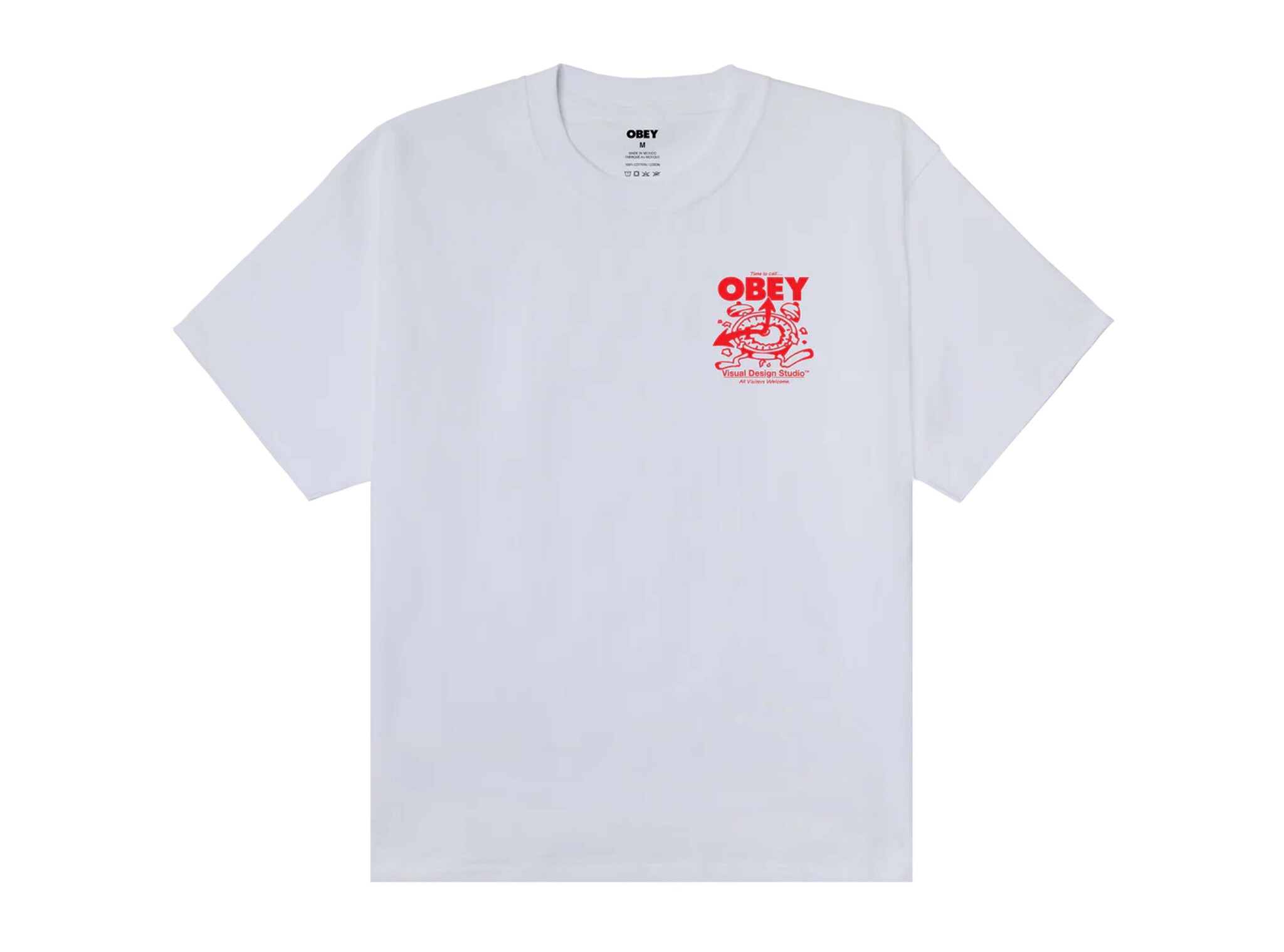 Obey Time To Call Obey Tee White 168024321