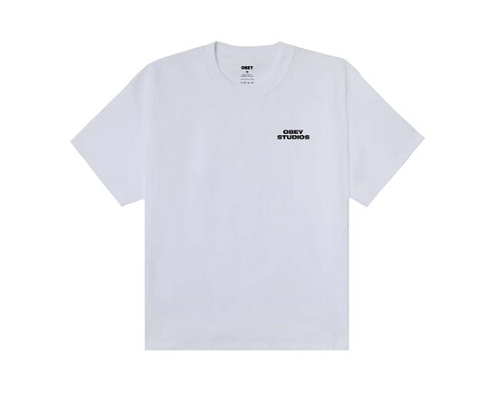 Obey Sky Face Tee White 168024320