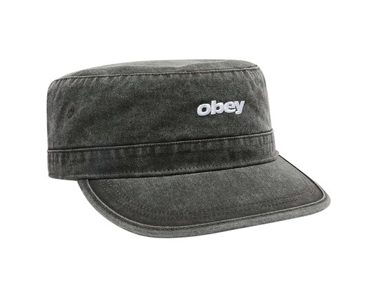 Obey Boxcar Pillbox Hat Pigment Black 100540016