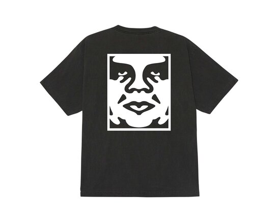 Obey Bold Icon Face Tee Pigment Dusty Black 167924099