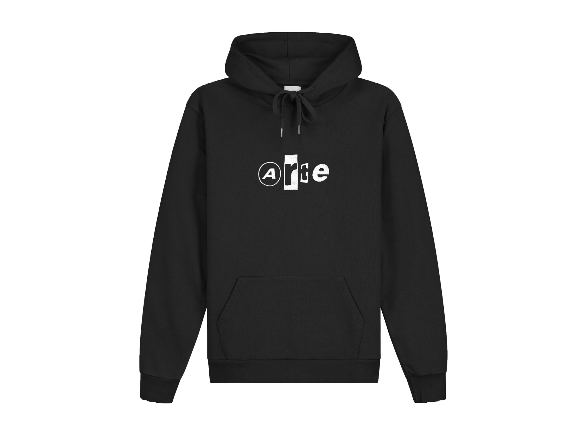 Arte Antwerp Collage Logo Hoodie Black SS26 129H