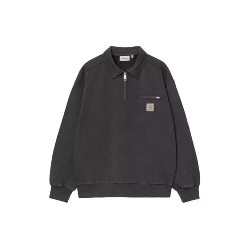 Half Zip Detroit Sweat Black Stone Washed I036350 9