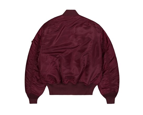 Alpha Industries MA 1 Heritage Bomber Jacket Dark Cherry 100102 608
