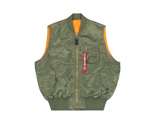 Alpha Industries MA 1 Vest Heritage Sage Green 156146 01