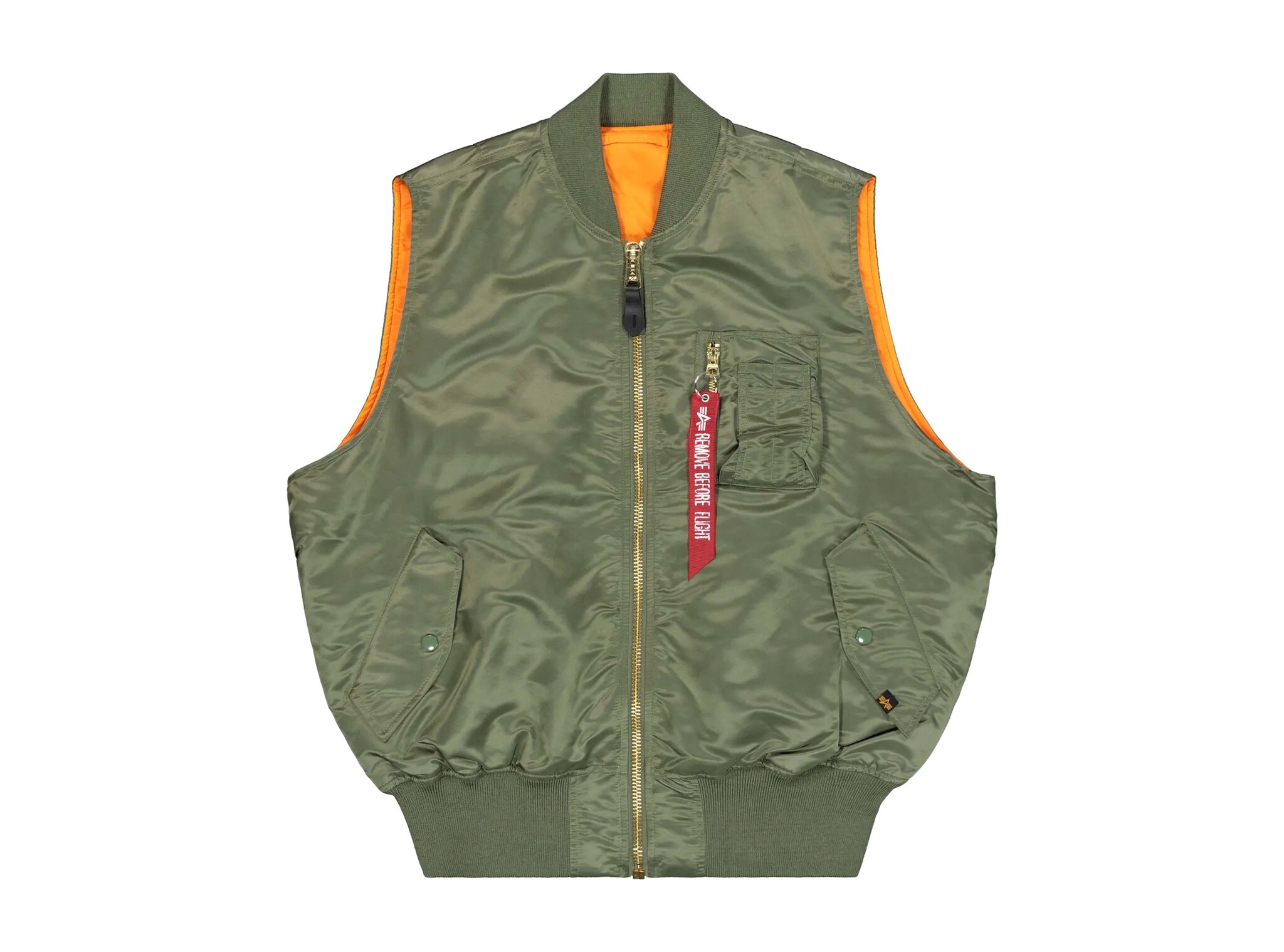 Alpha Industries MA 1 Vest Heritage Sage Green 156146 01