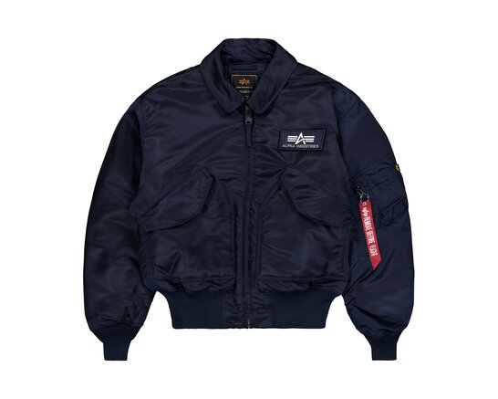 CWU 45 Heritage Bomber Jacket Rep Blue 100102 07 Alpha Industries CWU 45 Heritage Bomber Jacket Rep Blue 100102 07