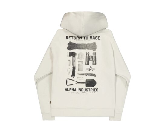 Alpha Industries Return to Base Hoodie Stone 2663338 10