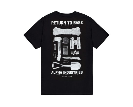 Alpha Industries Return to Base Tee Black 266506 03