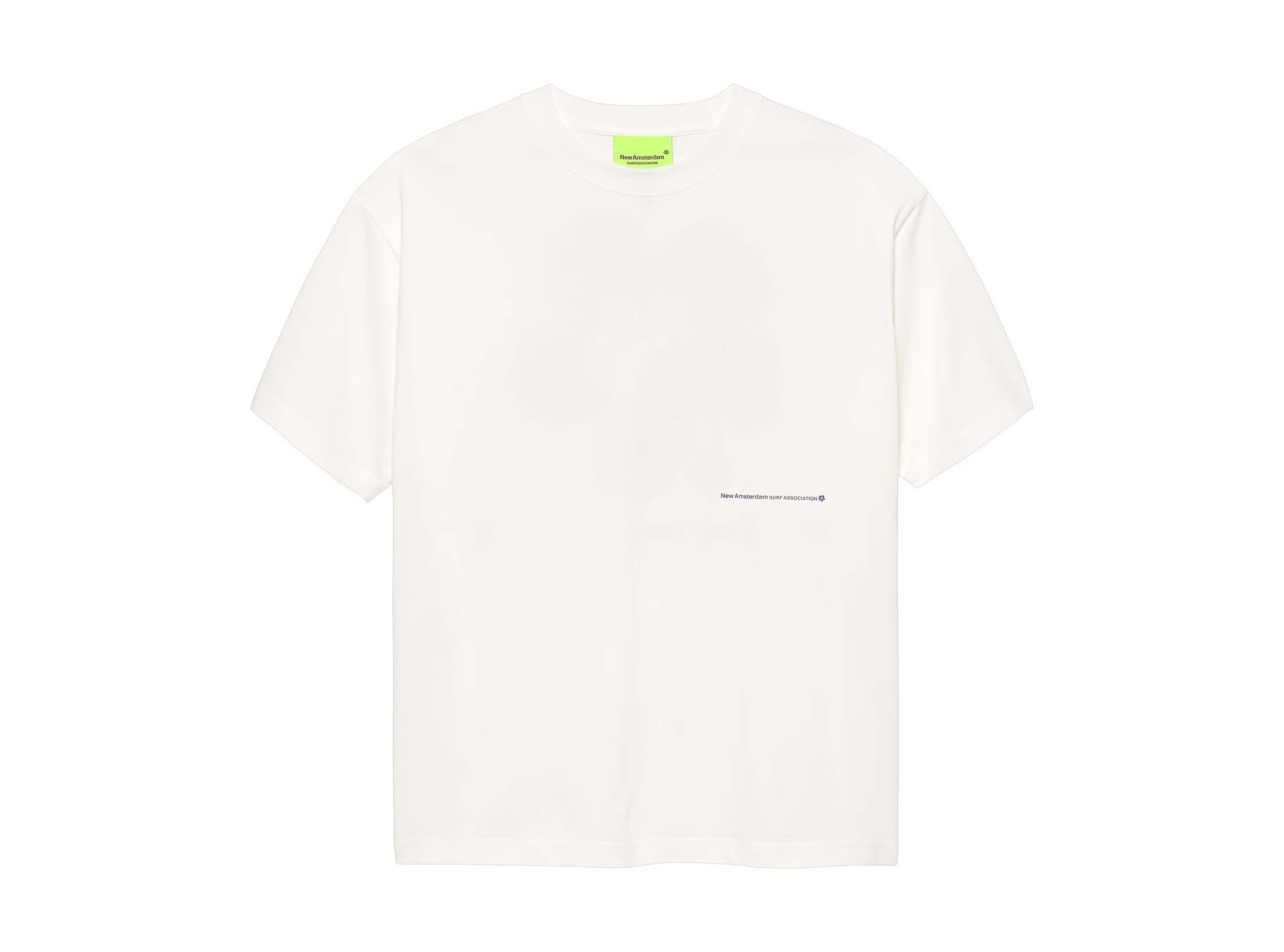 New Amsterdam Surf Association Hibicus Tee Washed White 2601078001