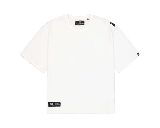 Alpha Industries Balaclava Backprint Tee White 266504 09