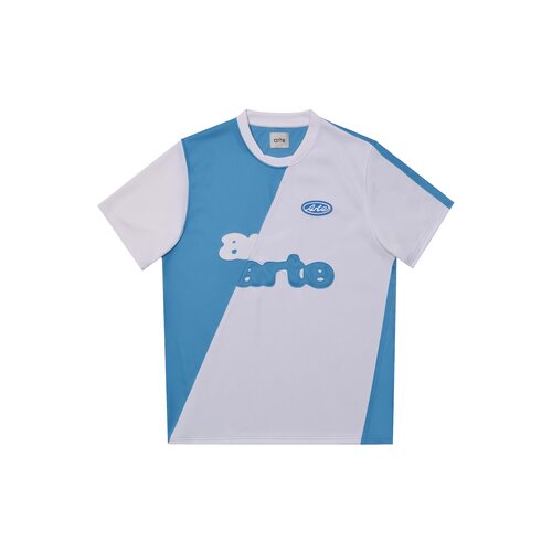 Football Tee Blue White SS26 082T