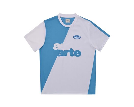 Arte Antwerp Football Tee Blue White SS26 082T