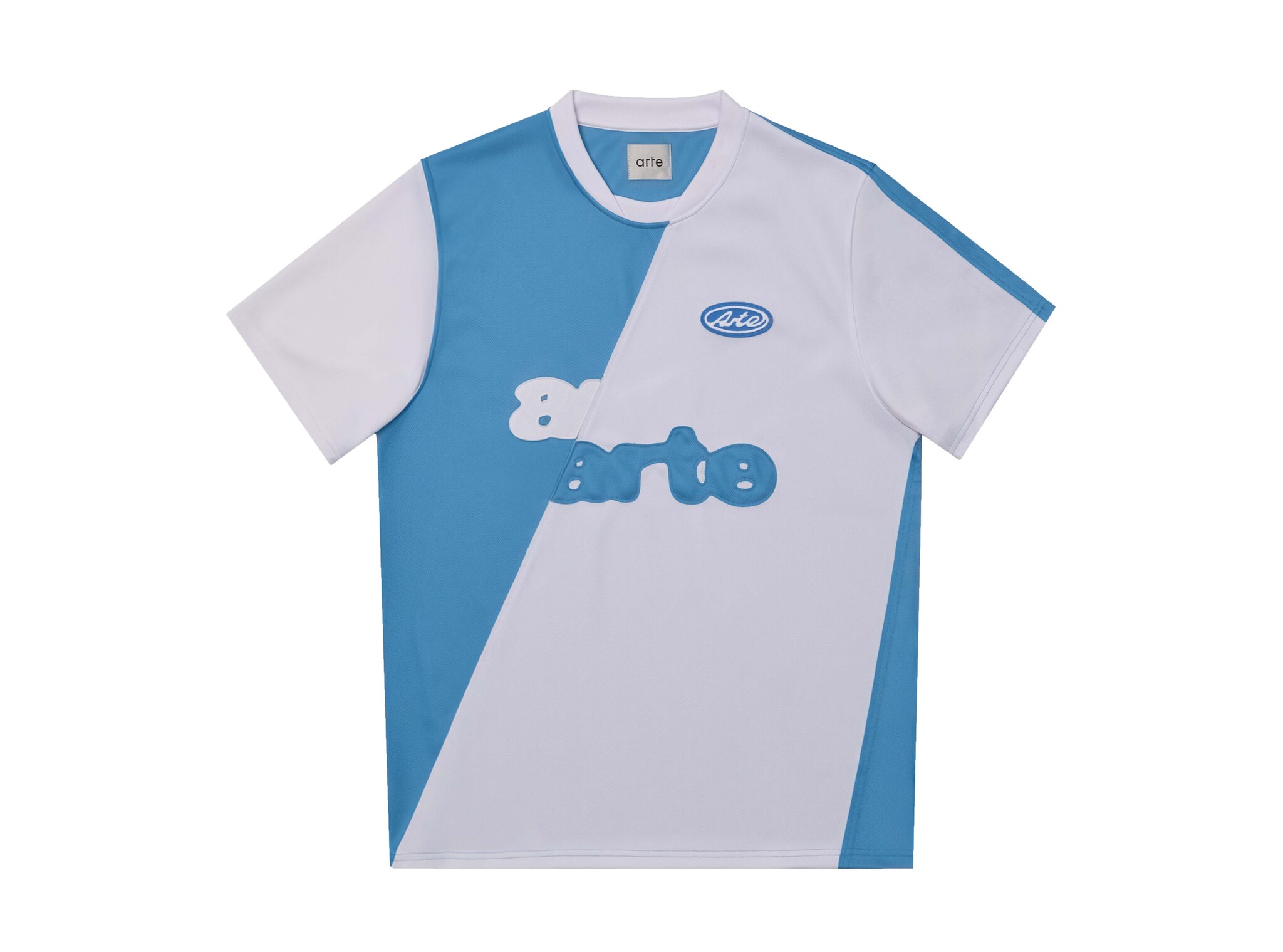 Arte Antwerp Football Tee Blue White SS26 082T