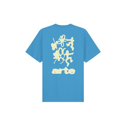 Blurry Back Print Blue SS26 101T