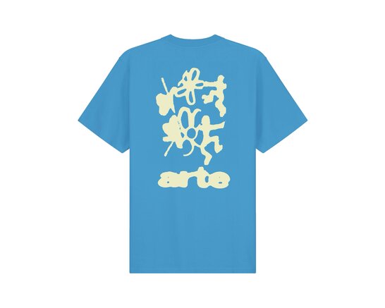 Arte Antwerp Blurry Back Print Blue SS26 101T