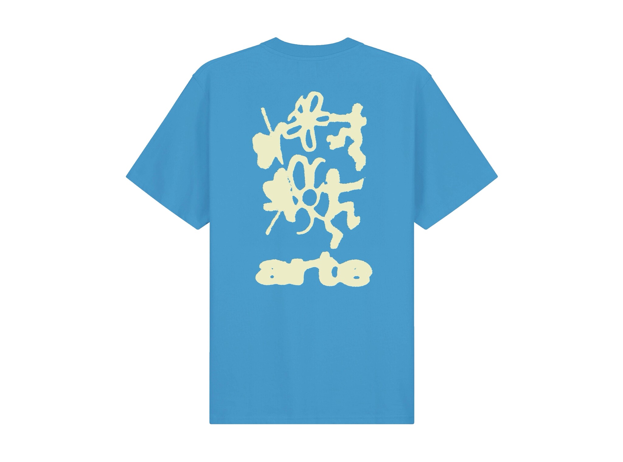 Arte Antwerp Blurry Back Print Blue SS26 101T