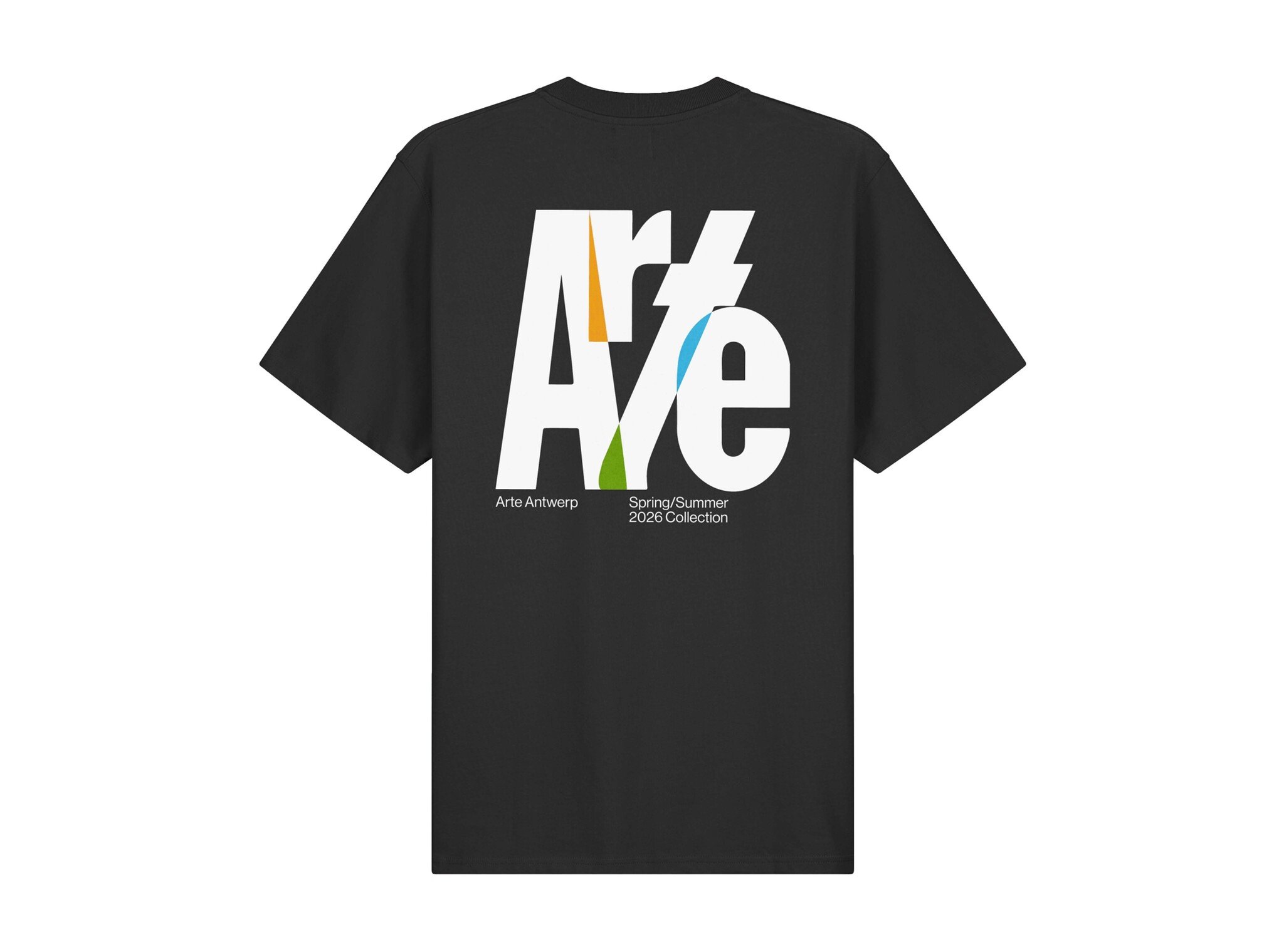 Arte Antwerp Big Logo Back Tee Black SS26 141T