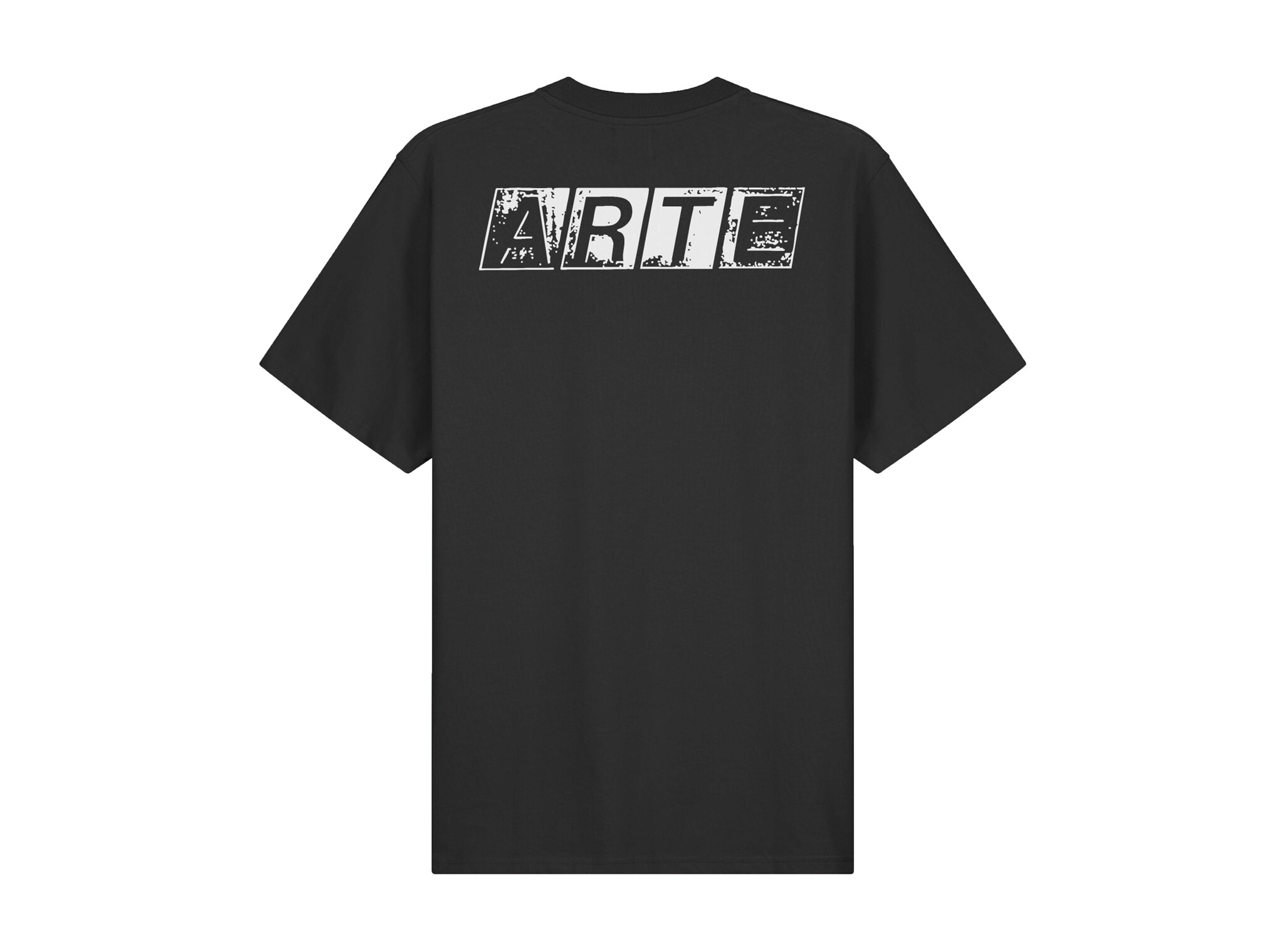 Arte Antwerp Faded Back Print Tee Black SS26 142T