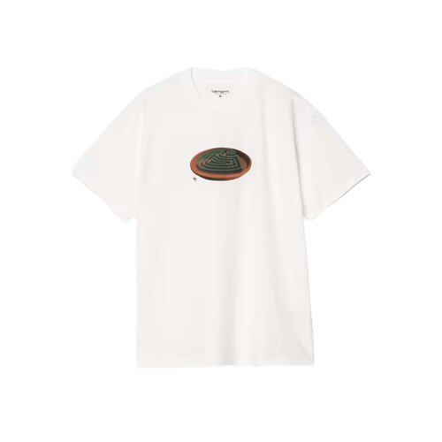 S/S Spirals Tee White I036264 3