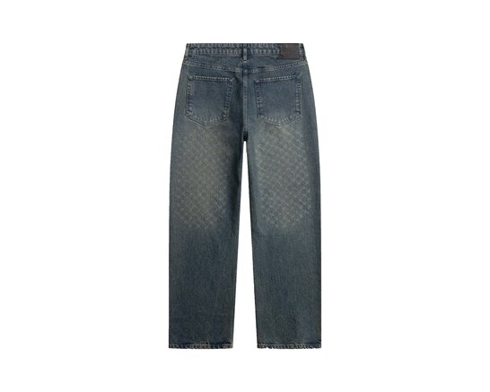 Daily Paper Faded Monogram Amba Jeans Beached Denim Blue 2610188