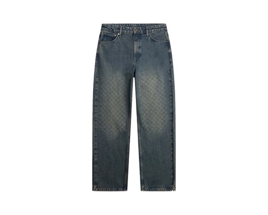 Daily Paper Faded Monogram Amba Jeans Beached Denim Blue 2610188