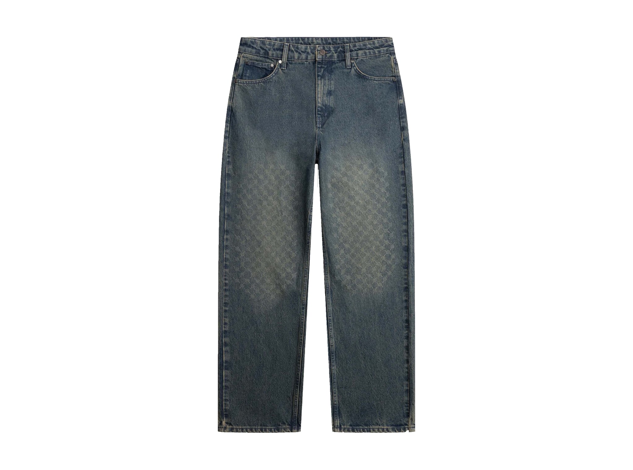 Daily Paper Faded Monogram Amba Jeans Beached Denim Blue 2610188
