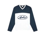 Circle Logo Longsleeve White Navy SS26 241LS Arte Antwerp Circle Logo Longsleeve White Navy SS26 241LS