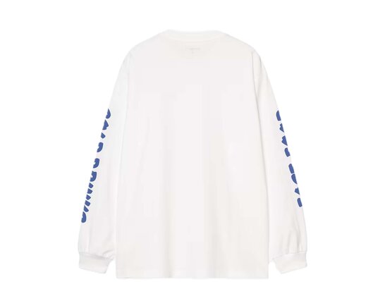 Carhartt WIP L/S Cold Drinks T-shirt White I036216.02.XX.03